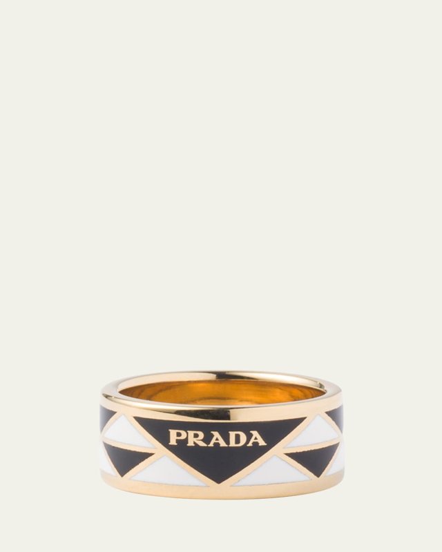 Triangle Symbole Enamel Ring